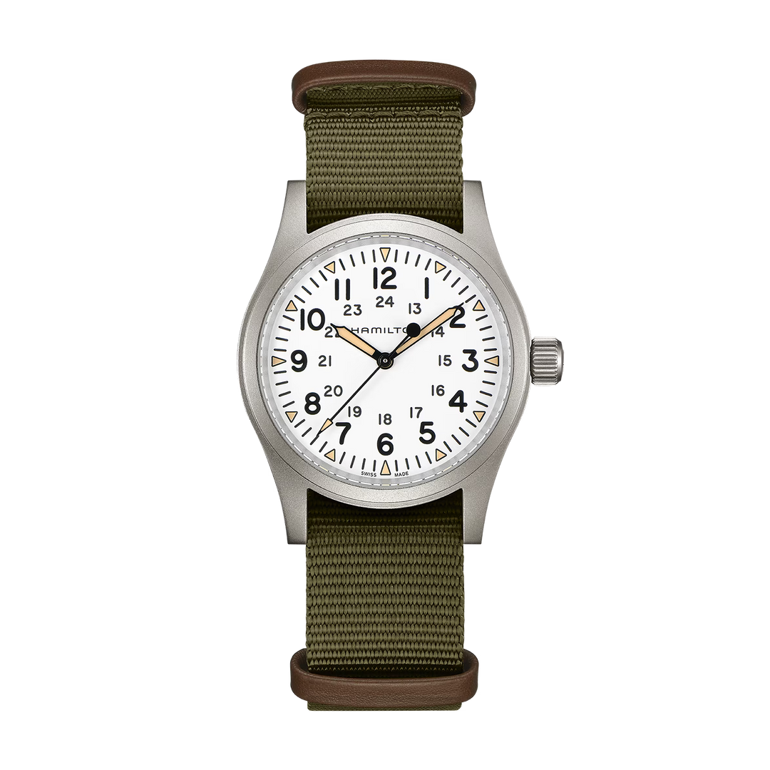 KHAKI FIELD White / Fabric White Dial