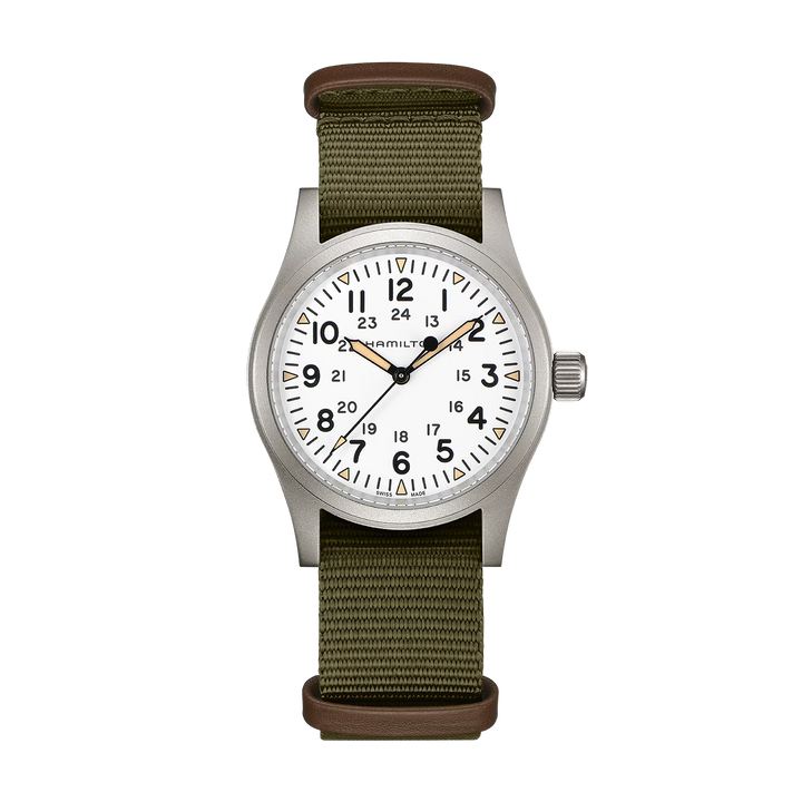 KHAKI FIELD White / Fabric White Dial