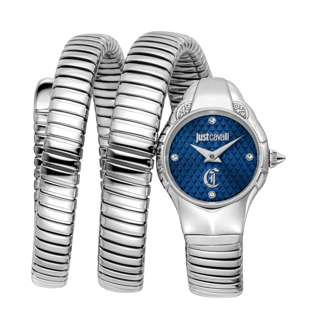 Snake 22.5mm / Dark Blue / Silver Dark Blue Dial