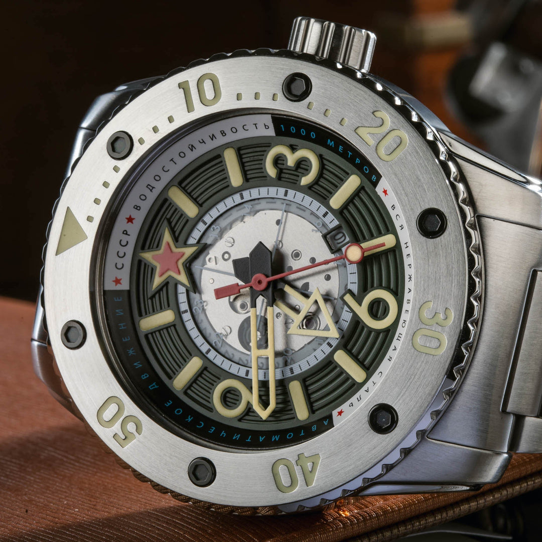 Barrakuda Limited Edition Silver / Green Green Dial