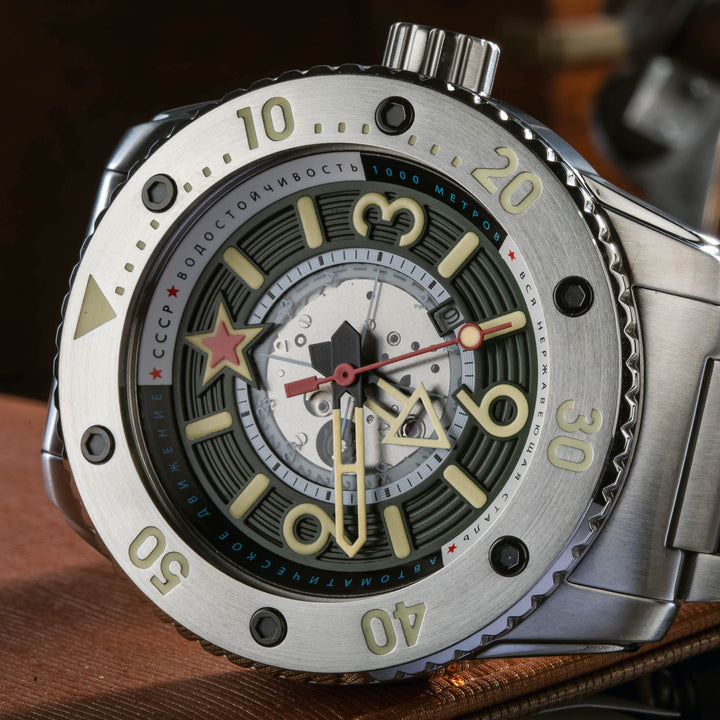 Barrakuda Limited Edition Silver / Green Green Dial