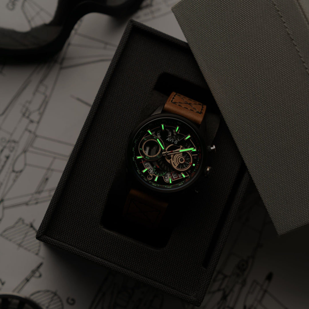 Matador Black / Brown | Black Dial