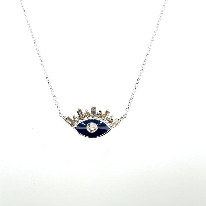 Evil Eye Diamond Necklace