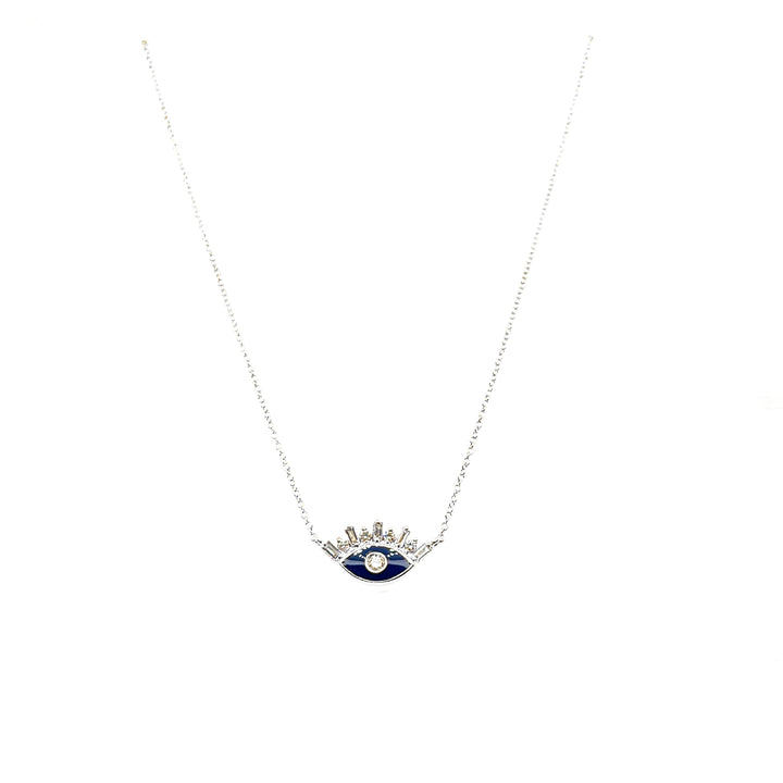 Evil Eye Diamond Necklace