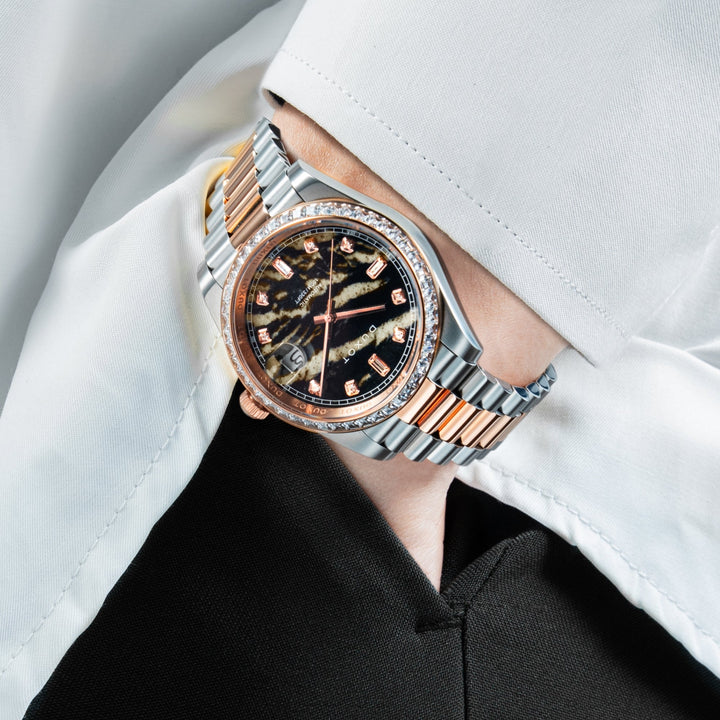 Serenata Automatic Limited Edition Black / Two Tone Stainless Steel | Black Dial