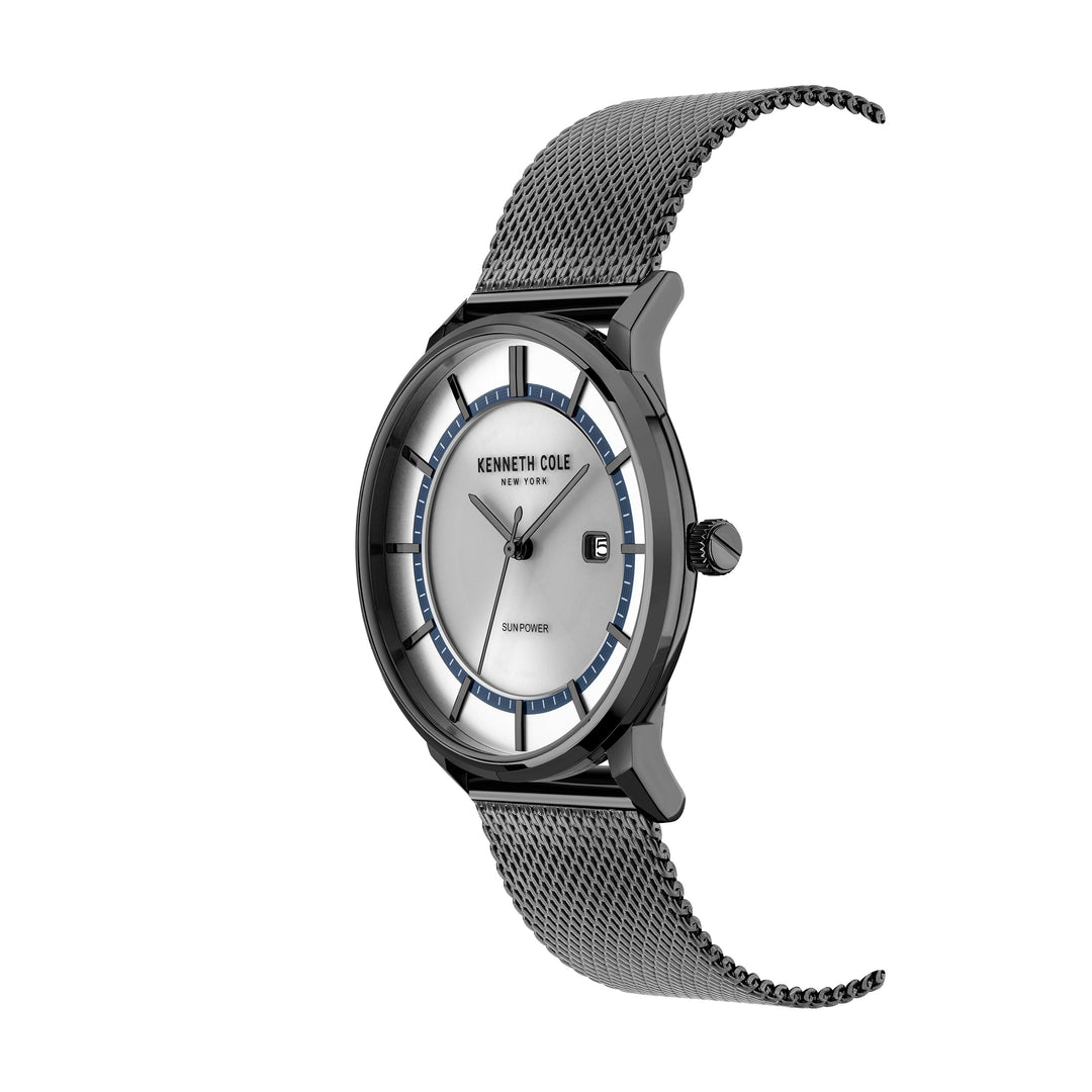 Classic 42 mm / Silver / Blue Silver Dial