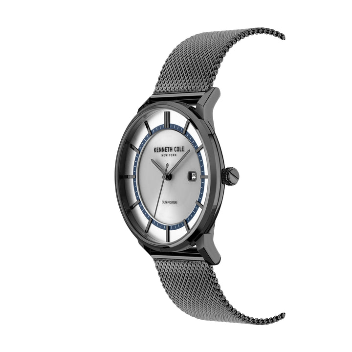 Classic 42 mm / Silver / Blue Silver Dial