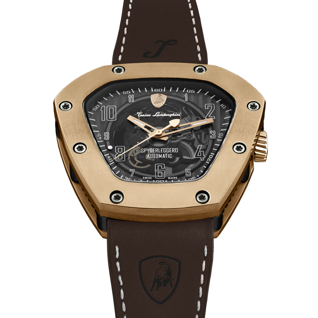 Spyderleggero Skeleton ROSE GOLD (Extended Ship Time from Switzerland) Black Dia