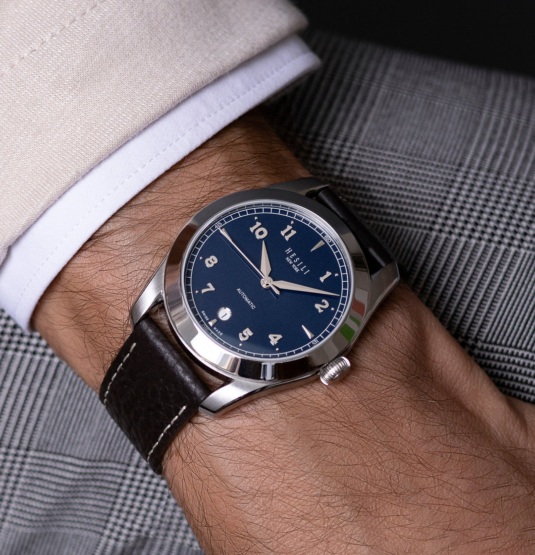 The Original Series Timeless Blue / Brown Leather | Blue Dial