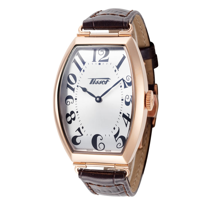 Heritage 42.45mm / Silver / Brown Silver Dial