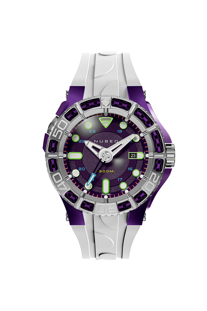 Manta Automatic Limited Edition Purple / Silicone | Purple Dial