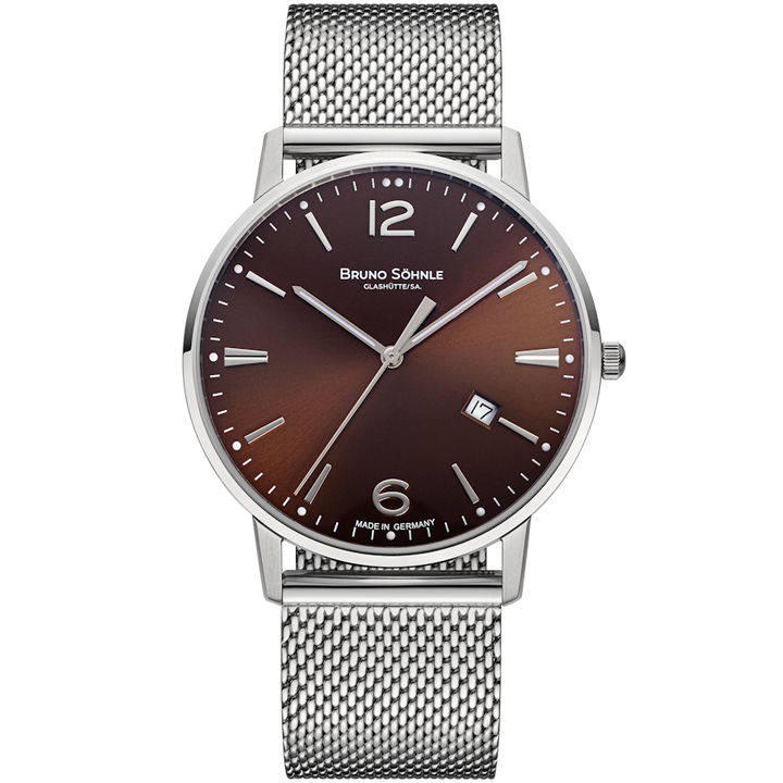Stuttgart III Big Stuttgart III Big Brown Dial / Stainless Steel Mesh Bracelet B