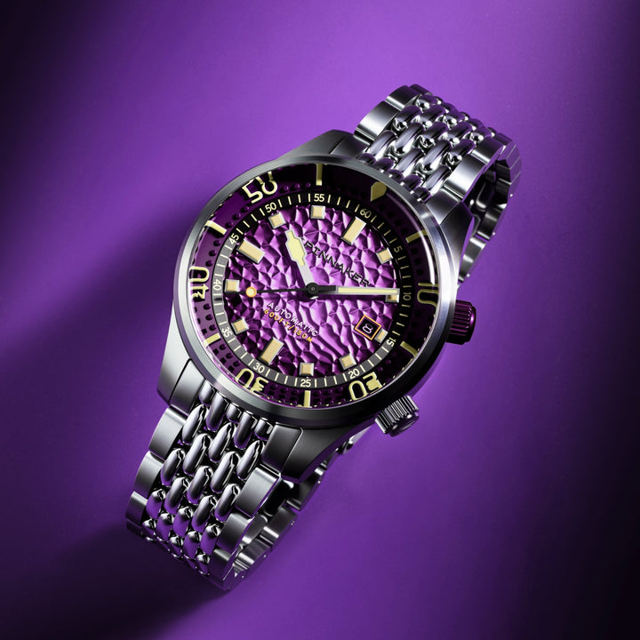 Spinnaker Bradner Automatic Purple  / Stainless Steel Purple Dial