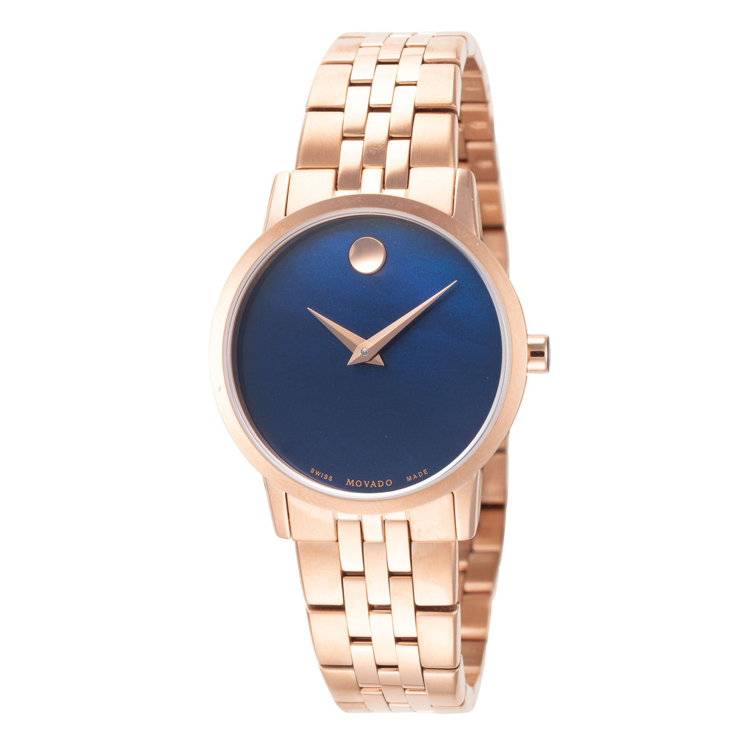 Museum 28mm / Blue Mother-of-Pearl / Rose Gold | Blue Mother-of-Pearl Dial
