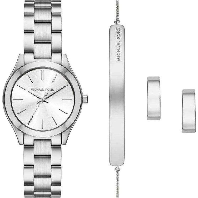 Runway Silver Dial Silver Stainless Steel Bracelet 32mm Silver Dial