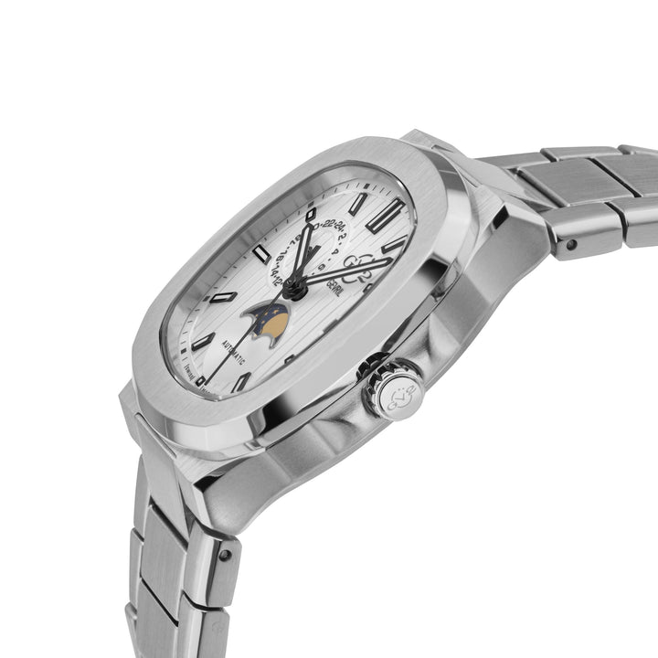 Potente - Moon phase Swiss Automatic, Sellita SW285-1,AMoon Phase, SS Case, Whit