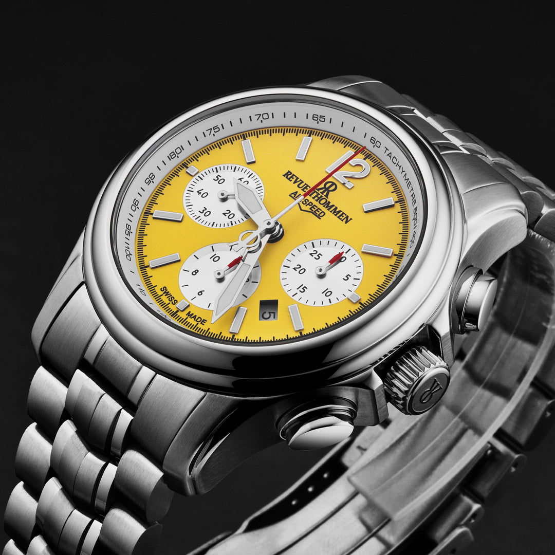 Air speed 16041.6438 / Yellow | Yellow Dial