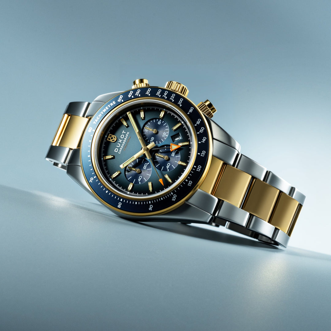 Vitesse Dual Time Chronograph Blue / Stainless Steel | Blue Dial