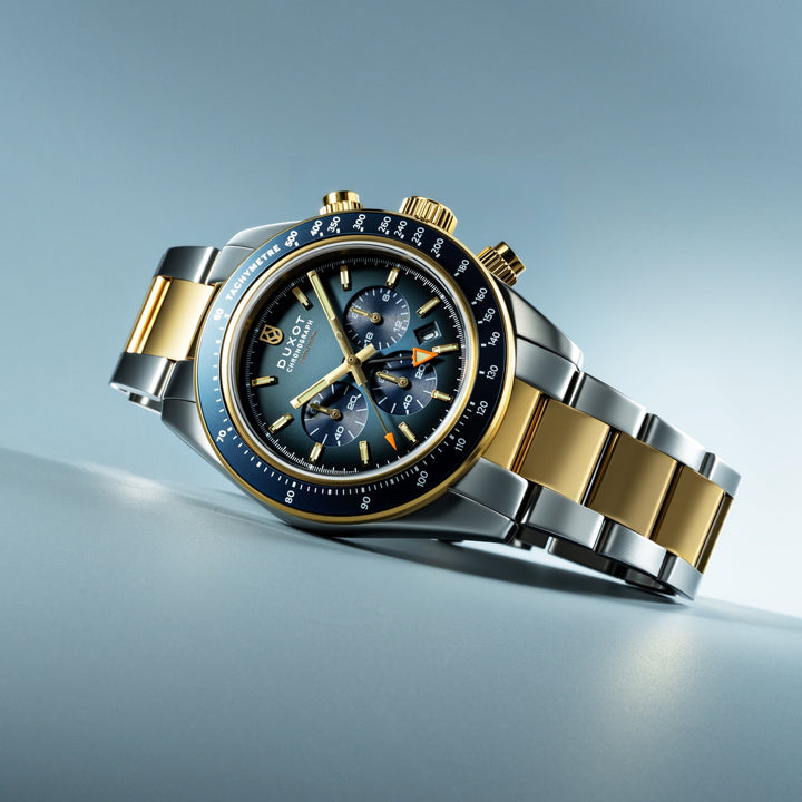 Vitesse Dual Time Chronograph Blue / Stainless Steel | Blue Dial