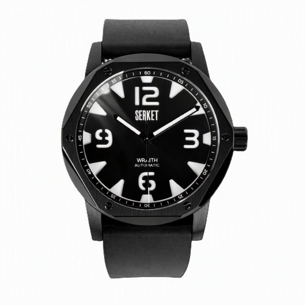 Wraith Black PVD & White 46mm Black Dial