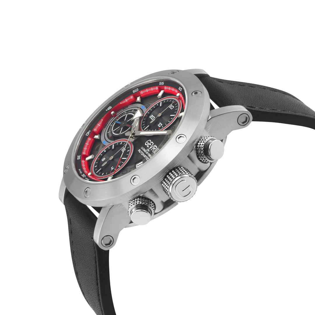 Flat Iron - Chronograph Swiss Made Automatic Chronograph, 42mm Stainless Steel, 