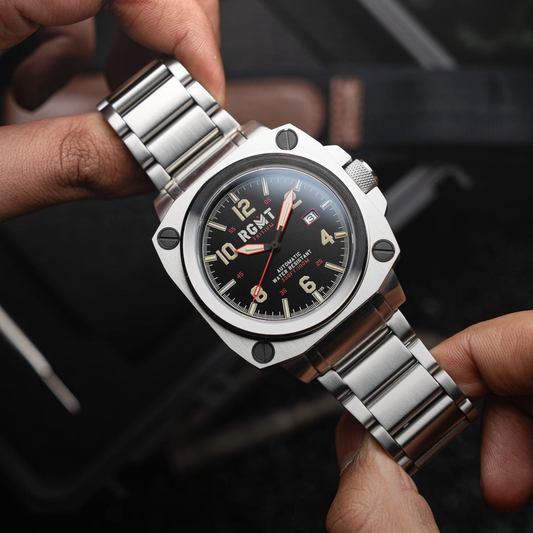 Altimeter Tritium Automatic Black /Stainless Steel Black Dial