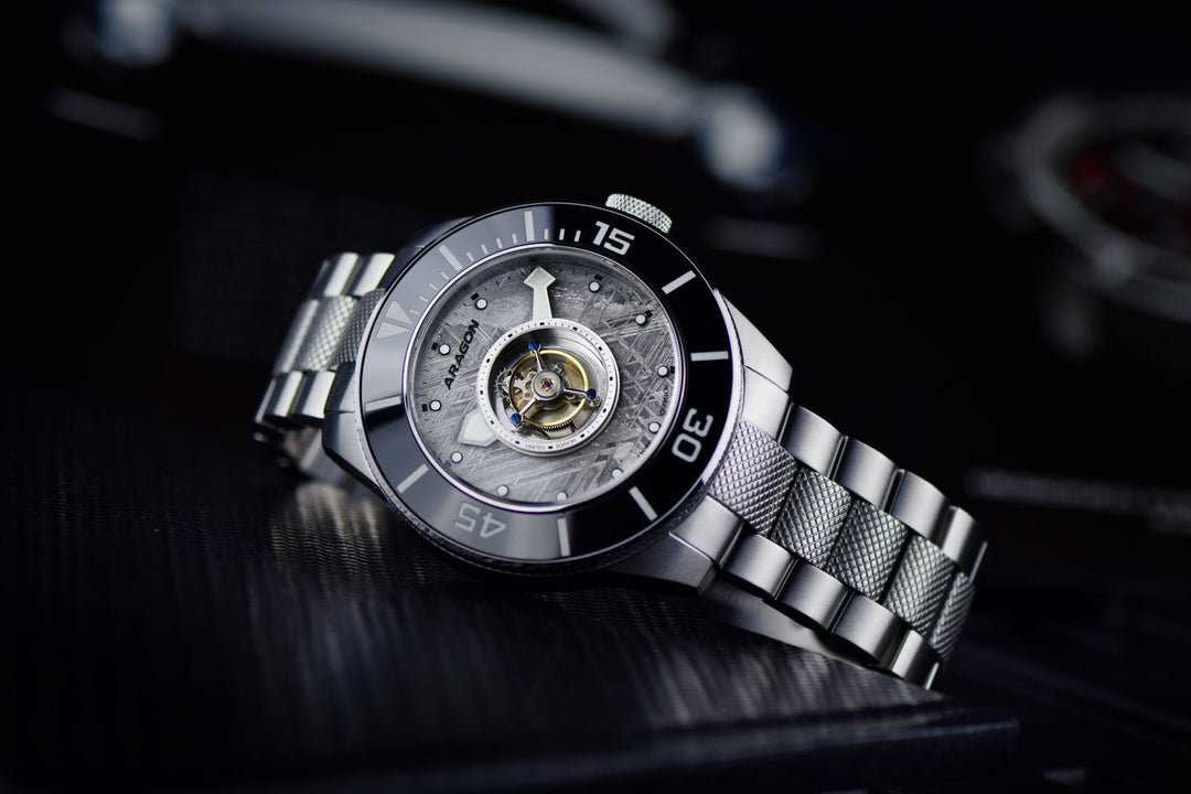 Divemaster Central Tourbillon Automatic 50mm - Meteorite dial