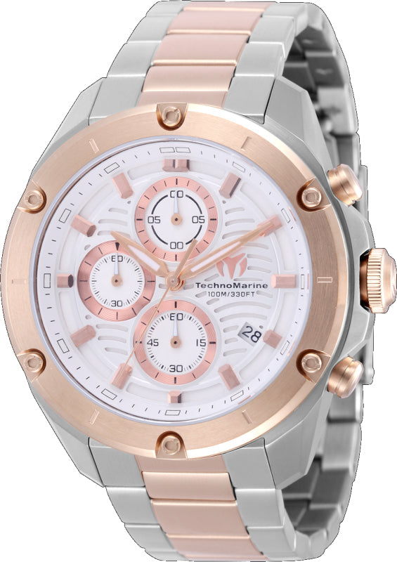 Oceanico 44mm / Blue / Silver and Rose Gold | Blue Dial