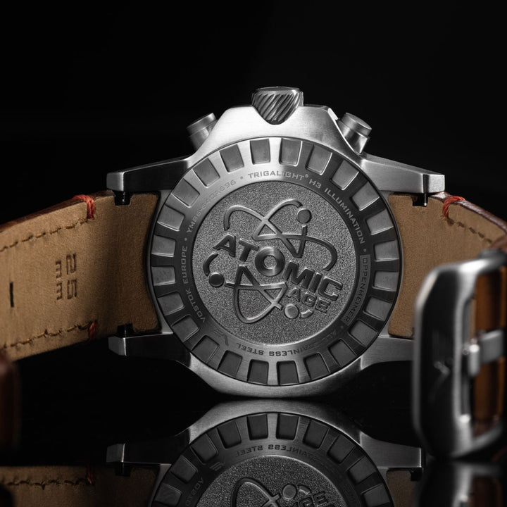 ATOMIC AGE OPPENHEIMER Blue/Leather | Blue Dial