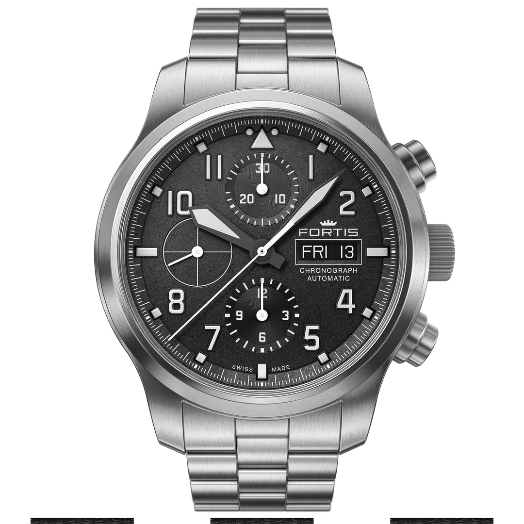Aeromaster F4040000 / Black | Black Dial