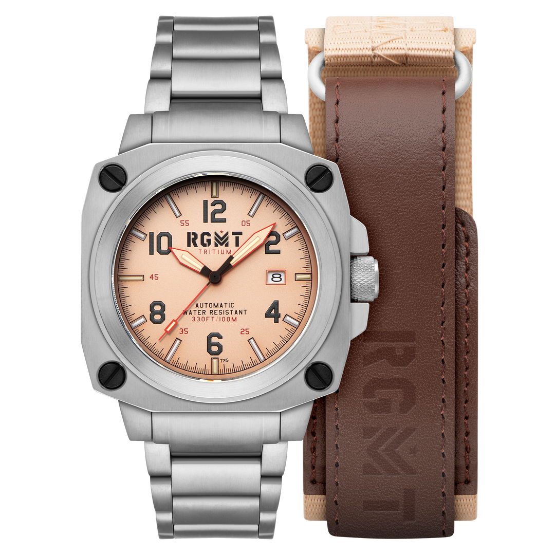 Altimeter Tritium Automatic Cream /Stainless Steel Cream Dial