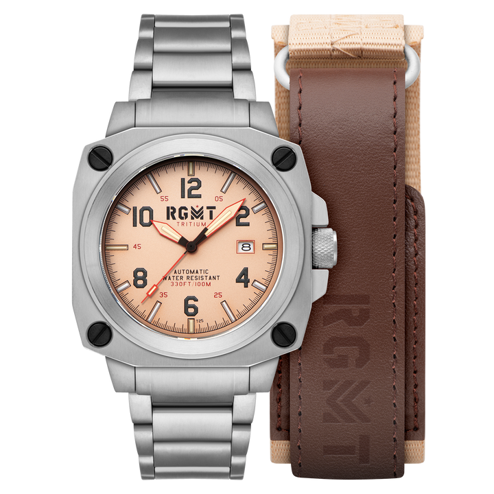 Altimeter Tritium Automatic Cream /Stainless Steel Cream Dial