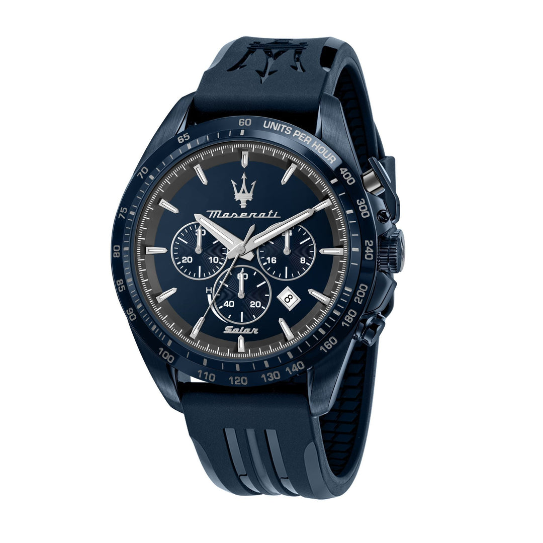 SOLAR BLUE Blue / Silicone | Blue Dial