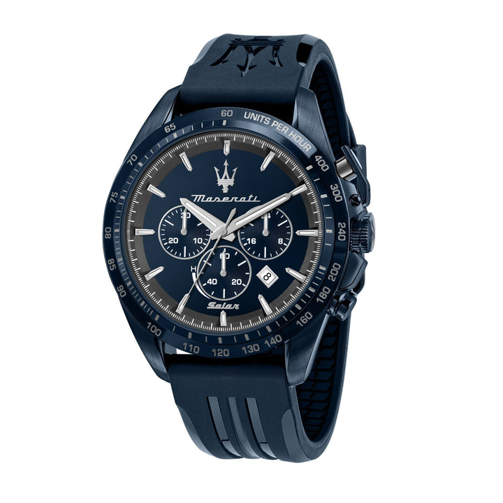 SOLAR BLUE Blue / Silicone | Blue Dial