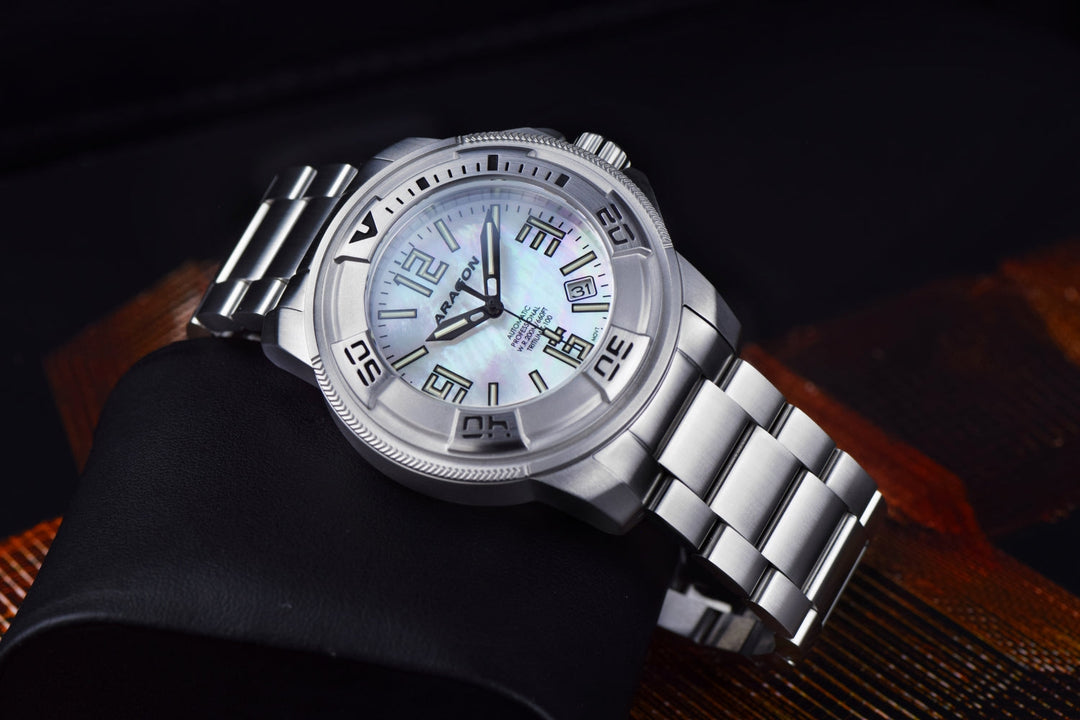 DF45 MOP T100 31 tubes Automatic White Mother of Pearl | Mother of Peal Dial