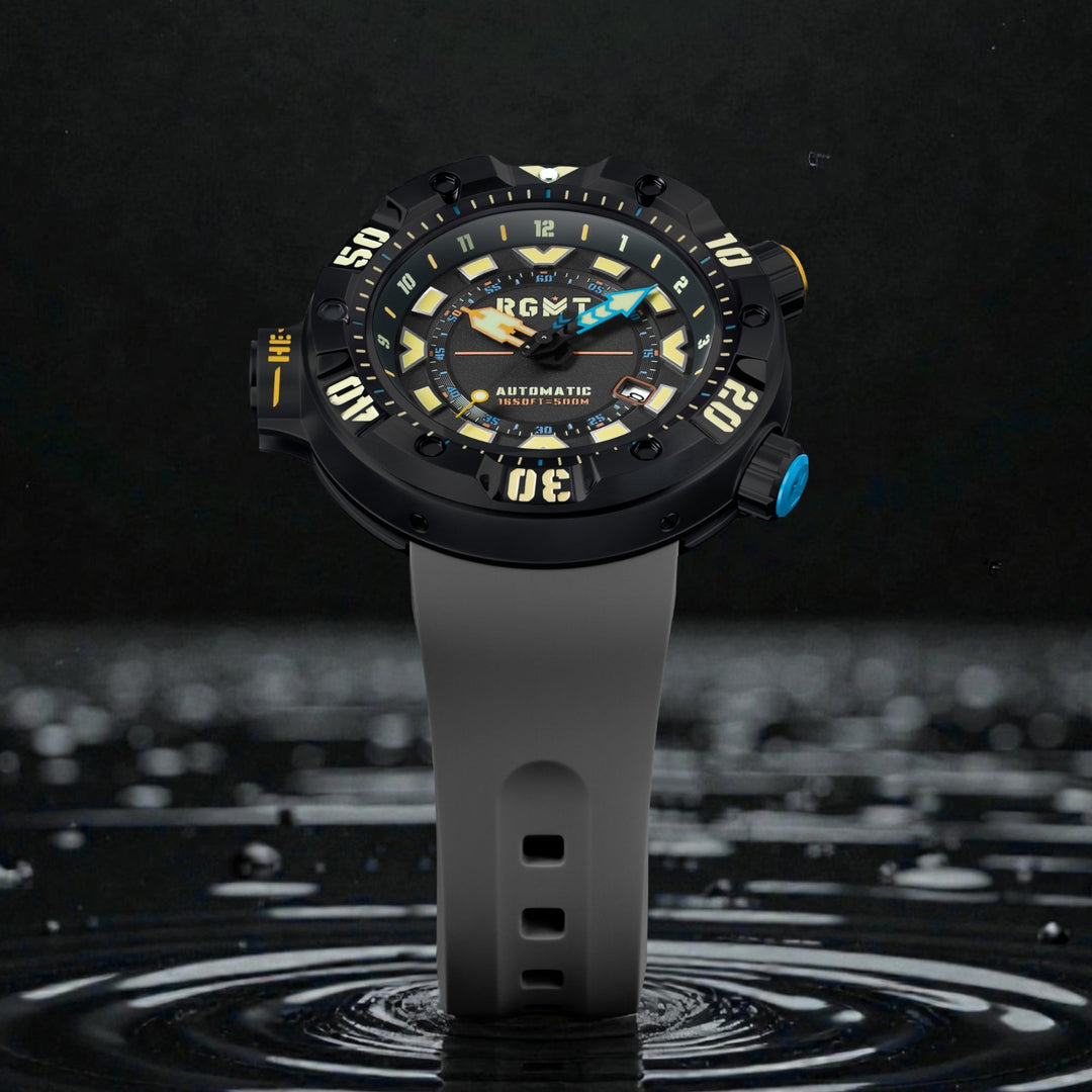 Depth Charge Automatic Gray  / Silicone | Gray Dial