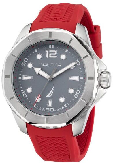 NAUTICA EVERYDAY Red / Stainless Steel | Gray Dial