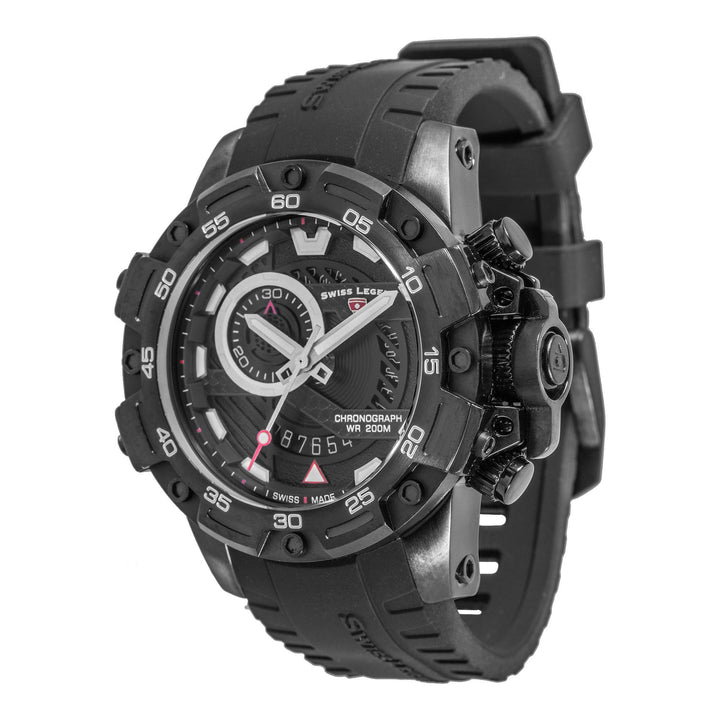 Orca Chronograph Black Dial / Black Strap | Black Dial