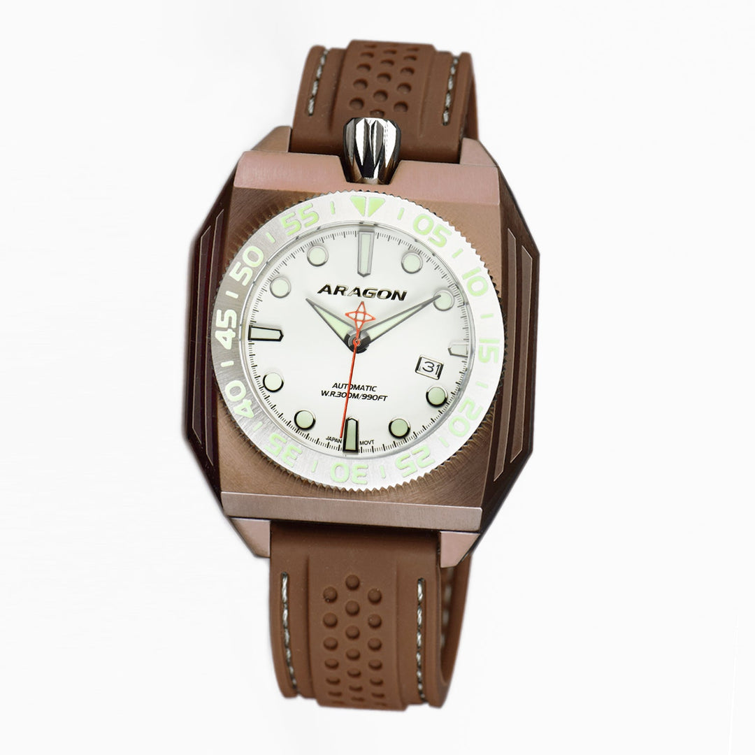 Concept S NH35 Automatic White Dial | White Lume Dial Dial