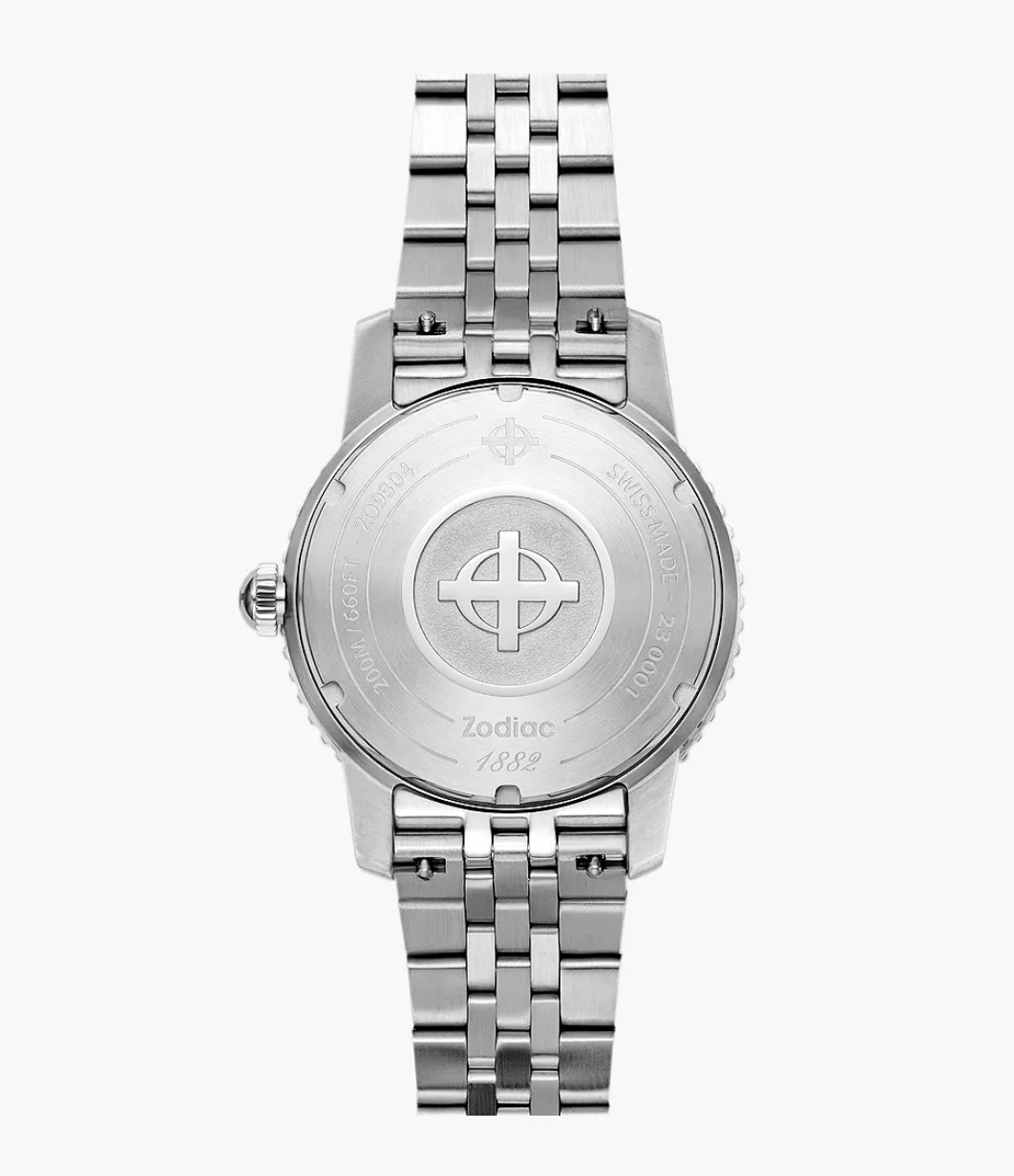 SEA WOLF COMPRESSION Silver / Steel Bracelet | Silver Dial
