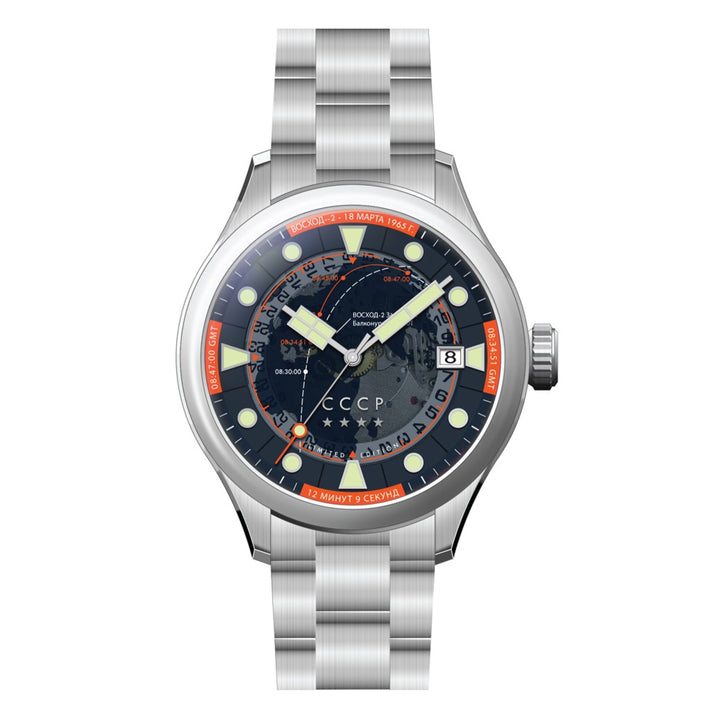 SPACE LEONOV BLUE / STAINLESS STEEL | Blue Dial