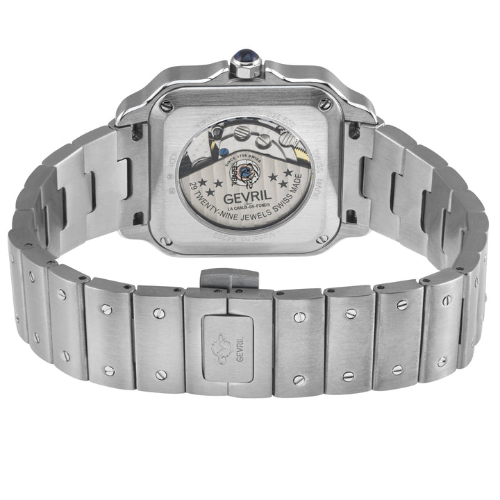 Lusso LX Swiss Automatic, 316L Stainless Steel Case, Black Dial, 316L Stainless 