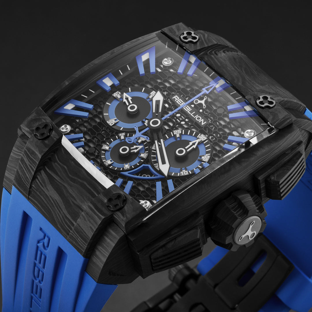 Re1 2.0 RBRE12CH.CA.BL / Black Blue | Black Blue Dial