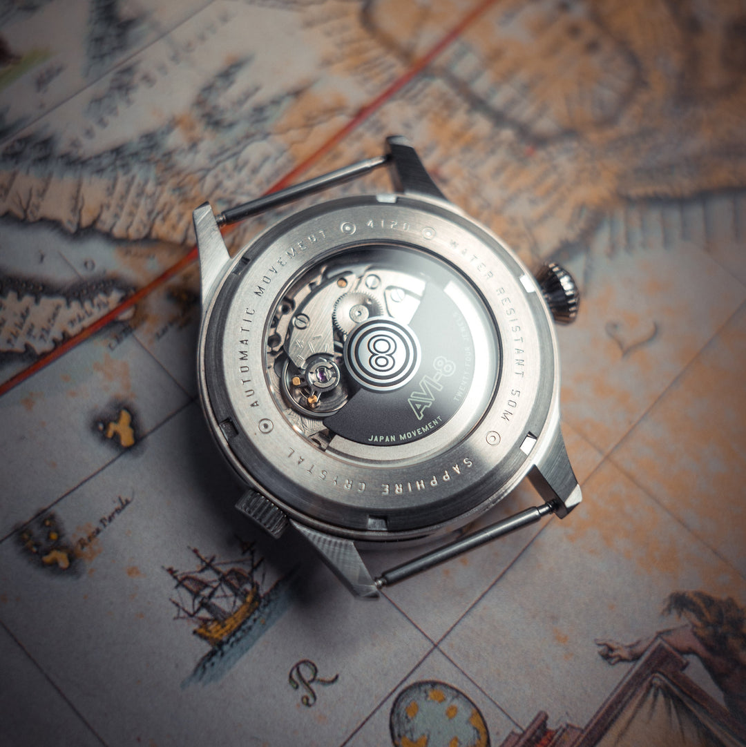Wingman Worldtimer GMT Automatic Gray / Gray Leather | Gray Dial