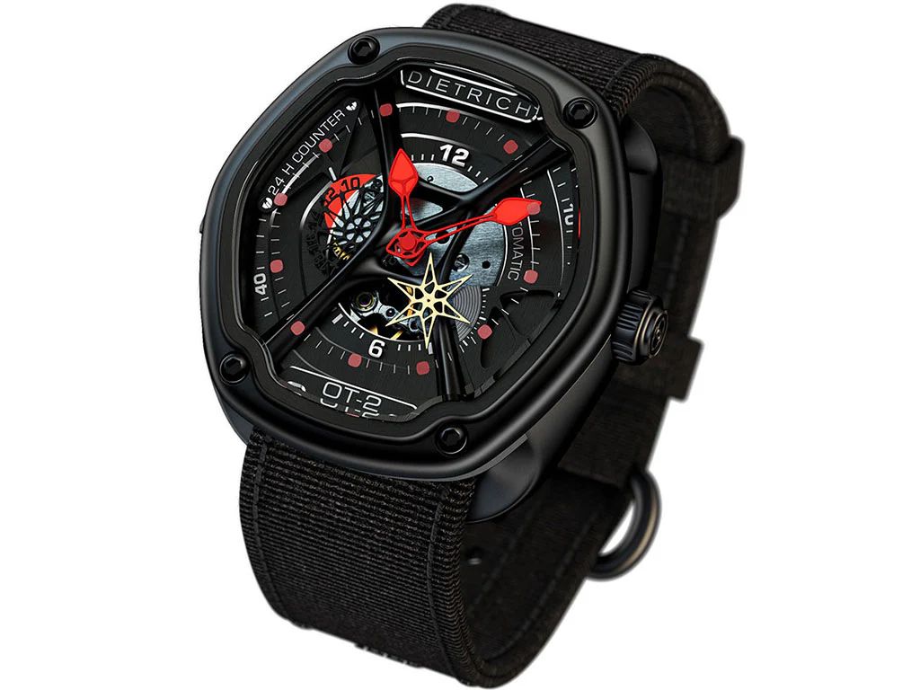 Dietrich 46mm / Black / Skeleton | Skeleton Dial