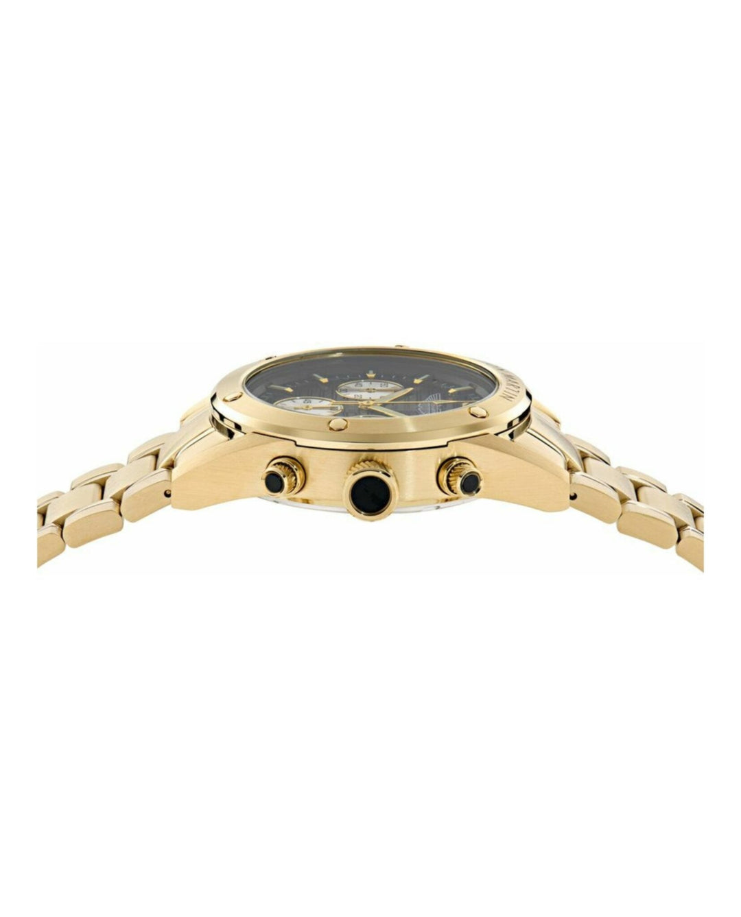 BST Gold IP/Black Silicone Box Set Black Dial