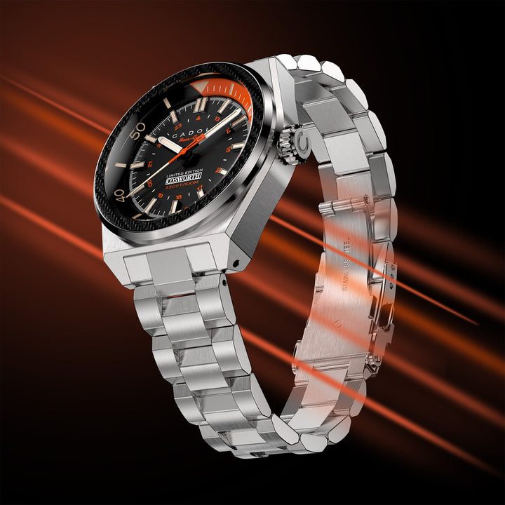 COSWORTH COSTIN MECA-QUARTZ LIMITED EDITION BLACK / STAINLESS STEEL Black Dial
