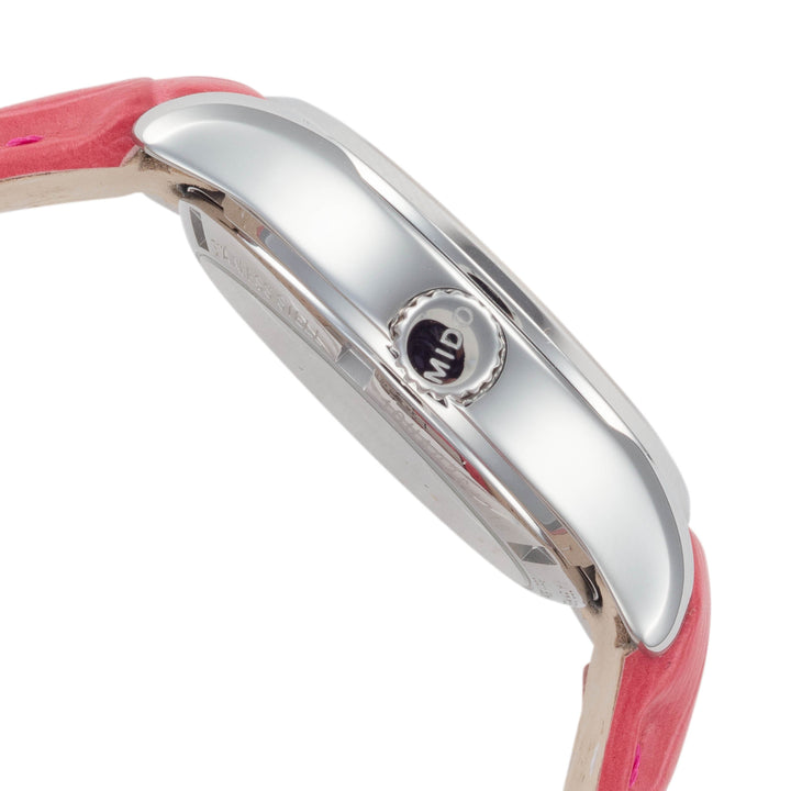 Baroncelli II 33mm / White / Pink | White Dial