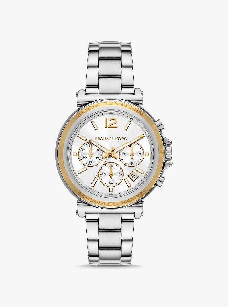 Maren Silver Dial Silver Stainless Steel Bracelet Chronograph 40mm Silver Dial