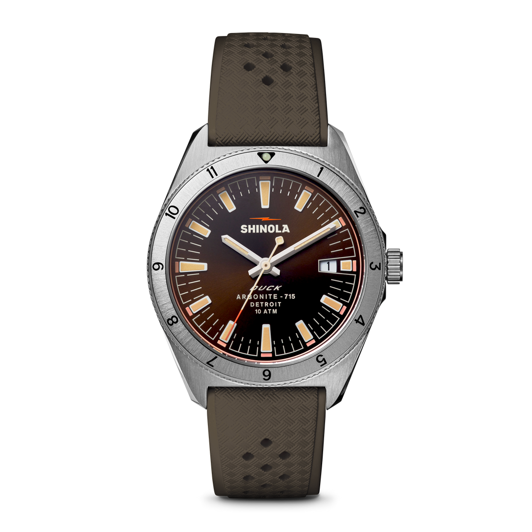 Duck 40mm 3HD / Mallard Brown Brown Dial